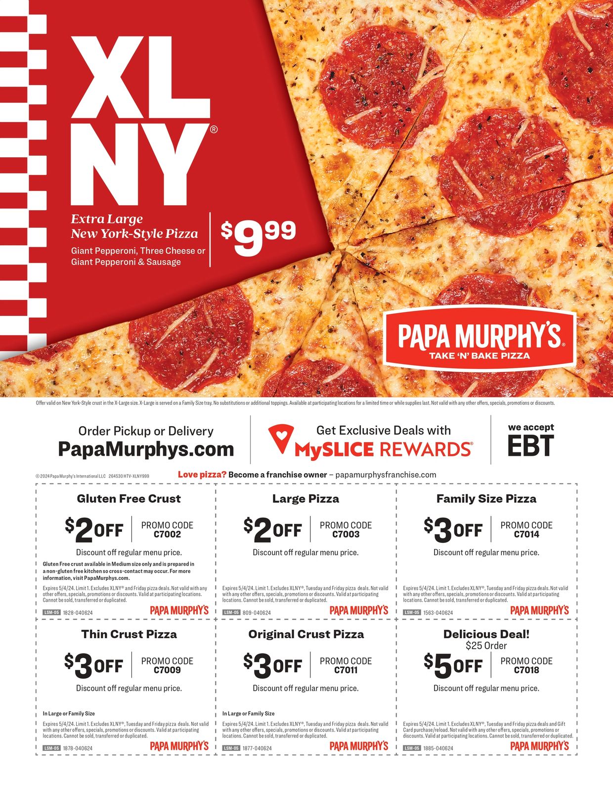 Extra Large New York-Style Pizza For Just $9.99
Order Today