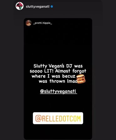 DJ RELLEDOTCOM Review from a Slutty Vegan ATL Customer (2020)