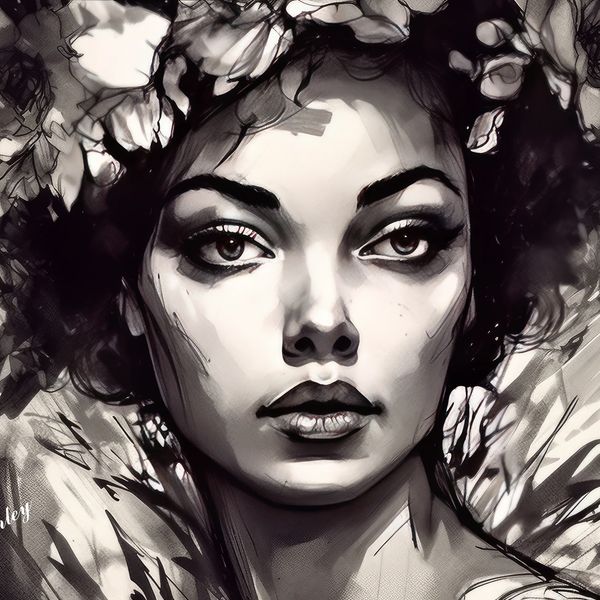 AI Generated Pencil Drawing 