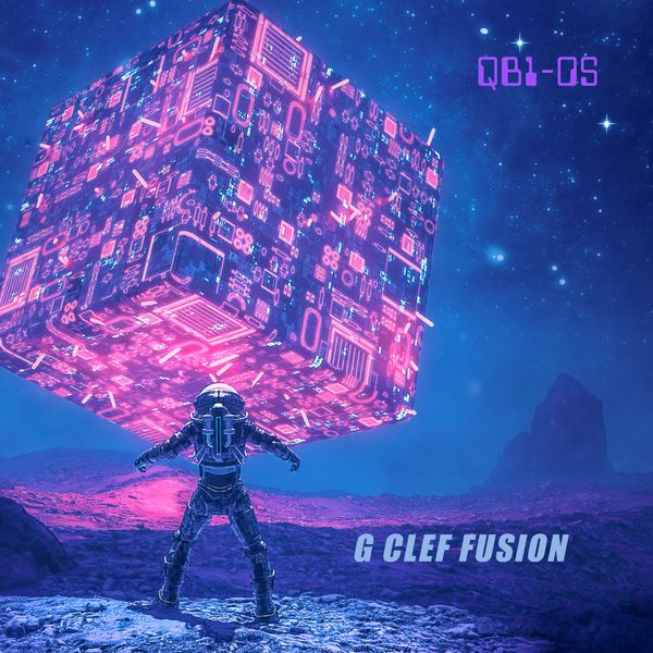 Cover Art for G Clef Fusion's full length 15 track instrumental album -QB1-OS