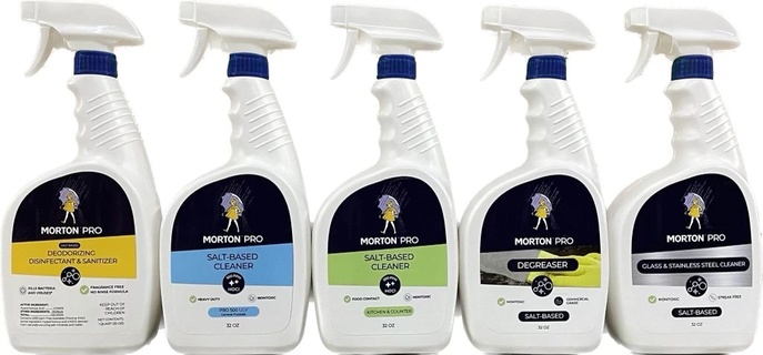 Morton SALT-BASED Solutions. Non-toxic CLEANING & Disinfecting 
