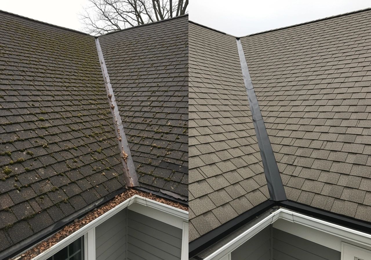 Professional Valley Installation - GAF Architectural Shingles, Saco Maine