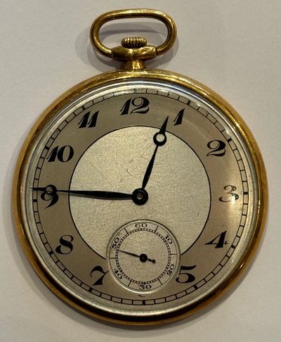 18 - karat solid gold Geneva Pocket watch presented in December 1938