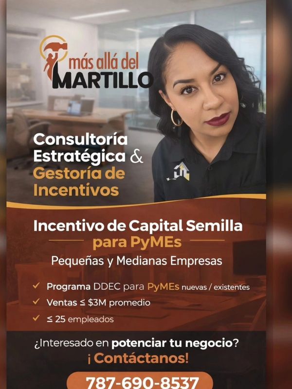 Consultoría estratégica y gestión de incentivos para PyMEs, con contacto para potenciar negocios.