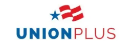 Union Plus logo with a star and flag symbol.