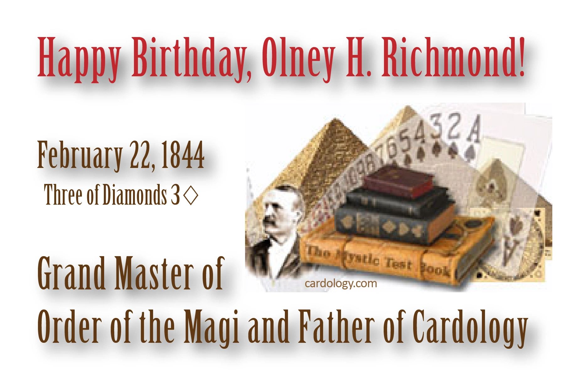 Happy 182th Birthday, Olney H. Richmond!