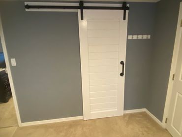 horizontal shiplap barn door