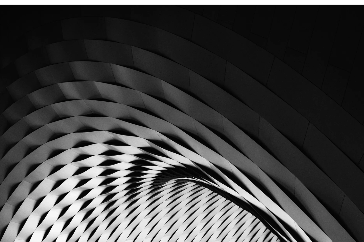 Flexible image in black and white