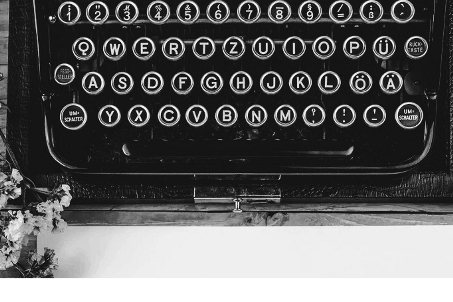 Landing page for a spiritual writer
