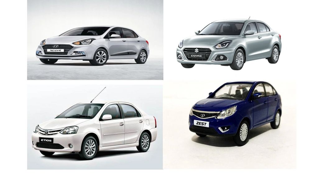 Sedan Vehicles (Seating 4+1)