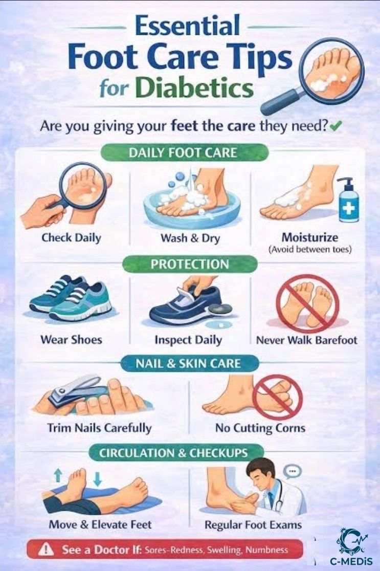 Diabetic Foot Syndrome: Why Every Diabetic Patient Must Check The