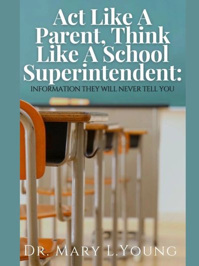 Book cover showing a classroom and title about parenting and school leadership.