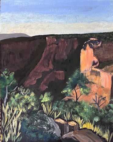 Canyon de Chelly from the rim is as spectacular as it is from the floor.