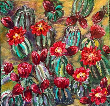 Hedgehog Cactus produce extraordinary flowers.