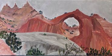 Window Rock on the Navajo Nation is a beautiful area.