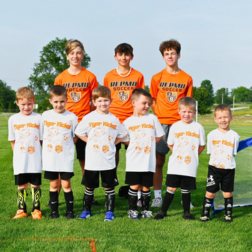 Republic Tiger Kicks Soccer League with Republic High School Soccer and HappyFeet Legends Soccer
