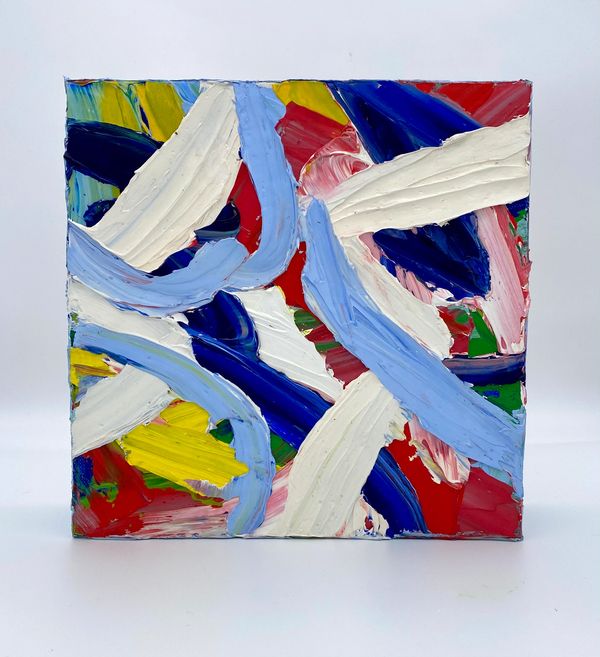 Abstract paining by local san francisco artist 