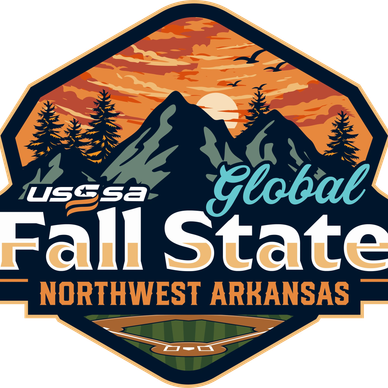 Logo for USSSA Global Fall State in Northwest Arkansas.