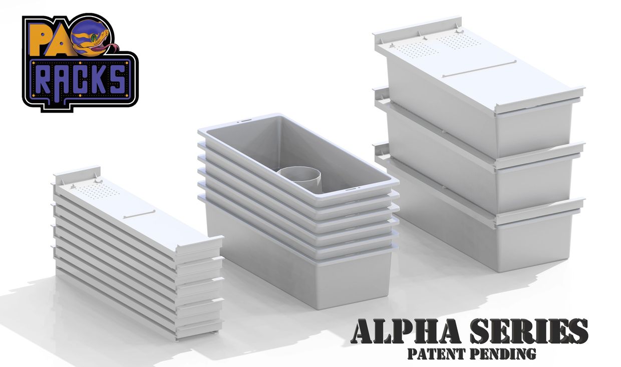 Juvenile Reptile Breeder Tubs and Hangers