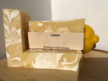 This lemon soap bar will help remove oil build up, tighten saggy skin, and prevent acne breakouts.