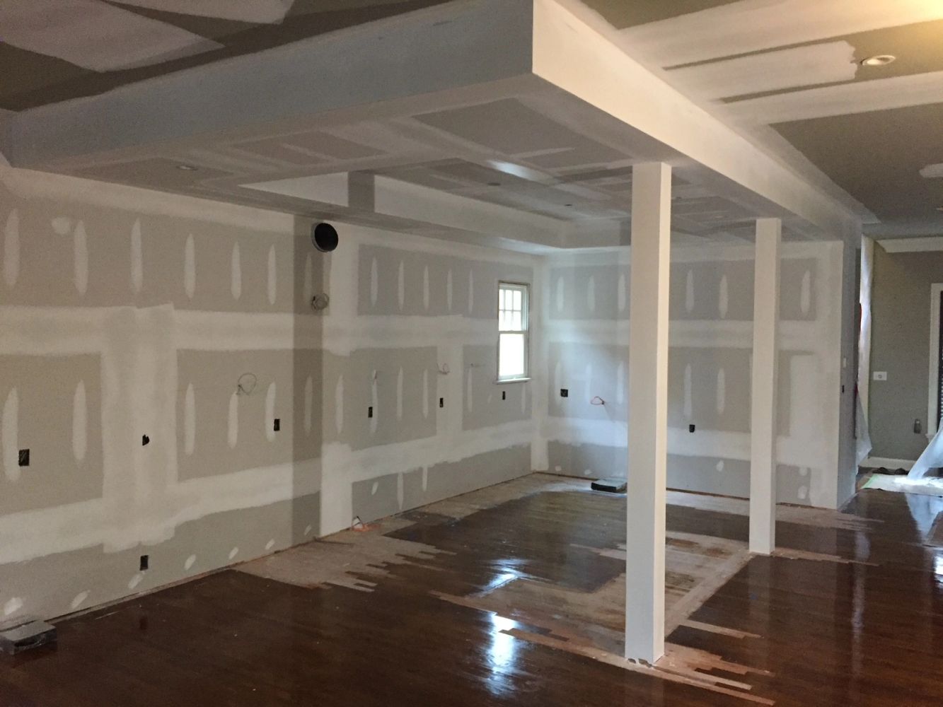 A room under construction showing the quality of JB Group's work