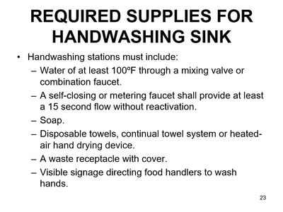 handwashing