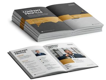 طباعة بروفايل للشركة المصمم العربي للإعلانات Company profile printing Arabic Designer Advertising
