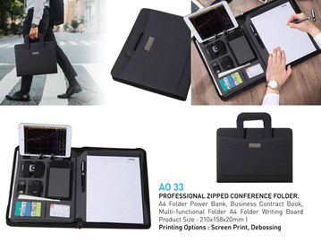  المصمم العربي للإعلانات Professional conference folder corporate gifts  Arabic Designer Advertising