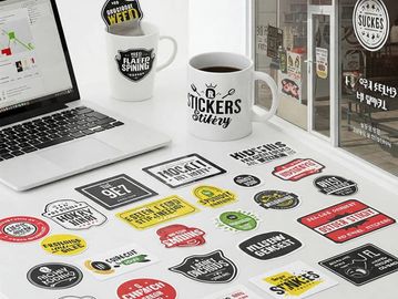 ستيكرات طباعة ستيكر المصمم العربي للإعلانات
Sticker printing design Arabic Designer Advertising
