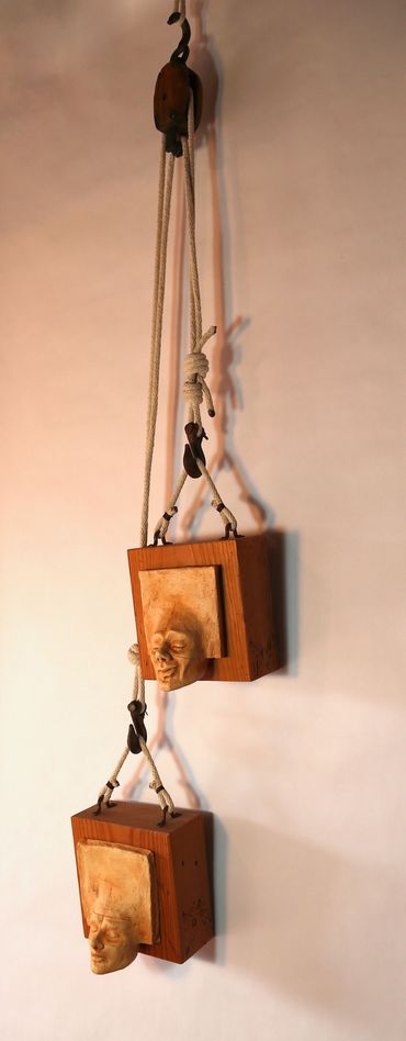 Cristina Sanchez sculpture, Balance - Sold