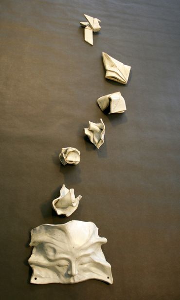 Cristina Sanchez sculpture, Origami -Sold