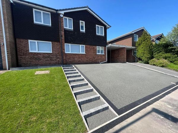 Block Paving slabs driveway #driveway #patio #garden garden patio resin #resin fence pool