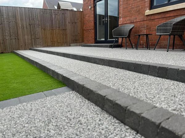 Block Paving slabs driveway #driveway #patio #garden garden patio resin #resin fence pool