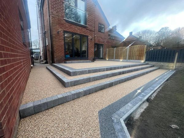 Block Paving slabs driveway #driveway #patio #garden garden patio resin #resin fence pool