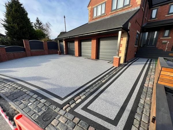 Block Paving slabs driveway #driveway #patio #garden garden patio resin #resin fence pool