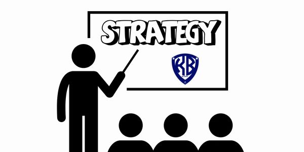 Graphic representation of KBMultiSport’s training and development sessions, focusing on strategy 