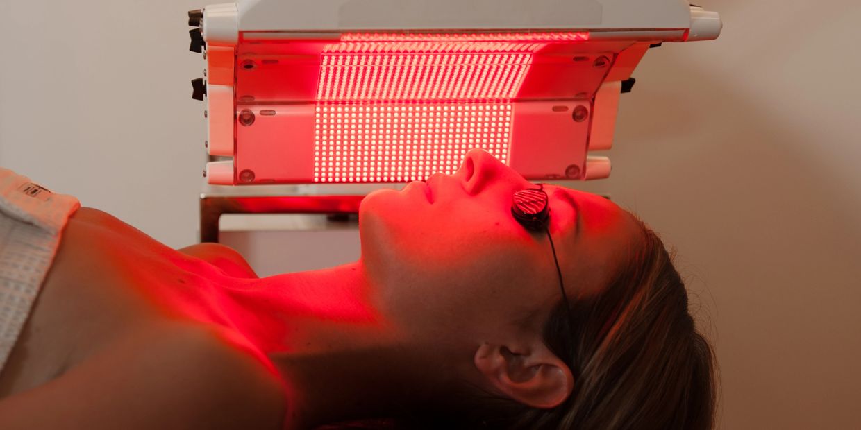 Red LED Light Therapy Treatment