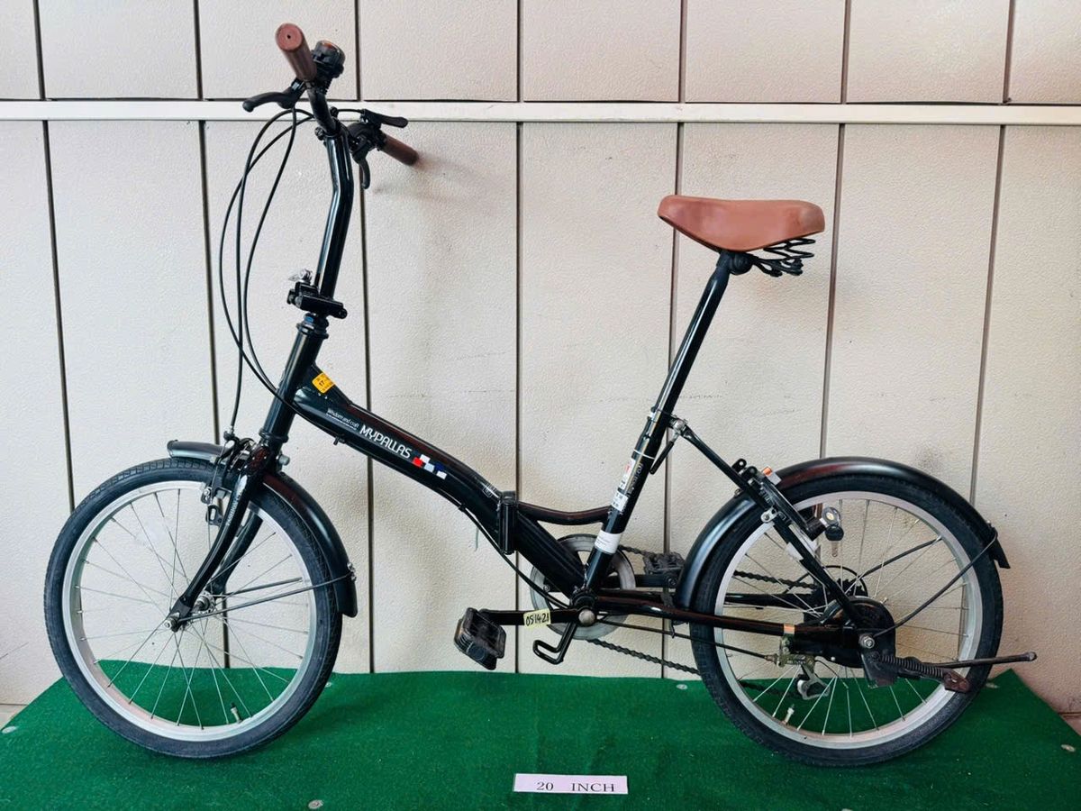 D505☆16800円☆ 折りたたみ中古自転車 CHEVROLET 黒【26インチ