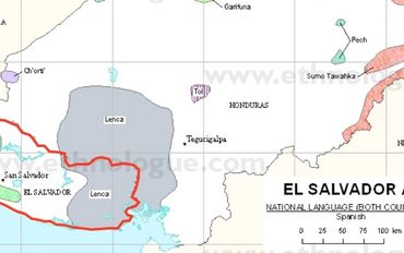 Lenca Region: El Salvador (east region) and Honduras (south region)
Source: https://www.geocurrents.