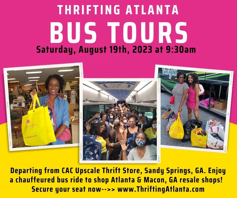 August 19th Thrifting Atlanta Bus Tours