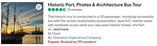 Galveston Historic TOur