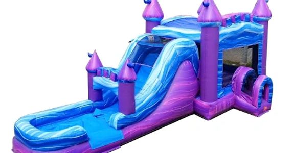 Mega Purple swirl inflatable 