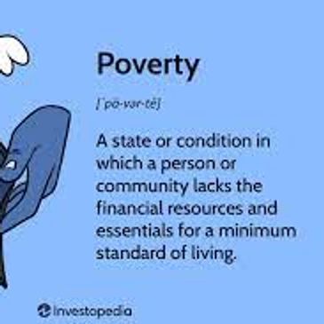 貧窮的問題
problem of poverty
