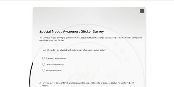 Survey to help us improve our products