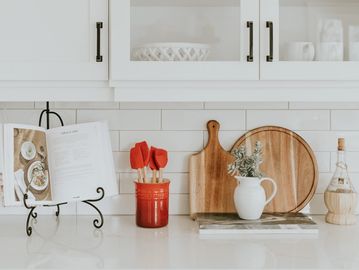 kitchen counter organization