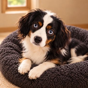 Aussalier puppy