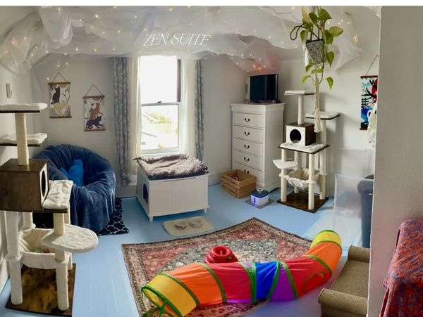 Zen Suite--one of two available bedroom suites located on the second floor of my home.