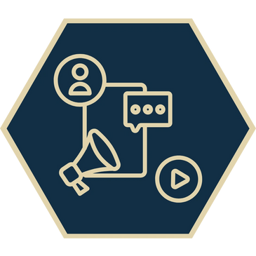 Logo en representación a los servicios de Marketing