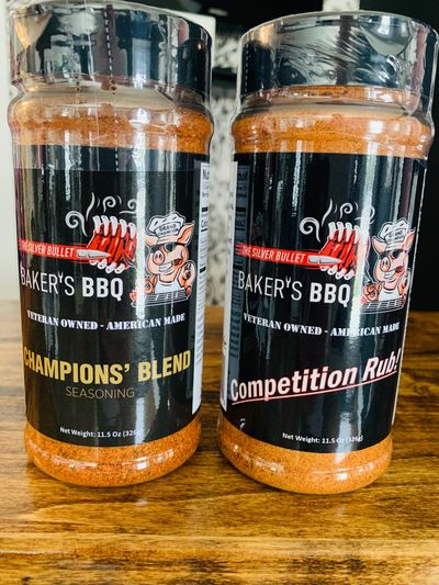 Baker’s BBQ ~ “Champions’ Blend” BBQ Seasoning & “Competition Rub” ~ Delicious!  