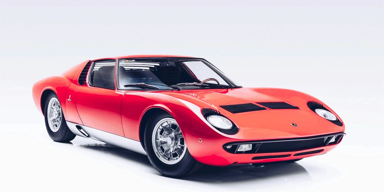 Lamborghini Miura 3378, concours restoration by Cairati.